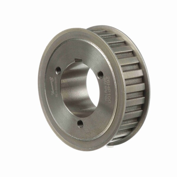 Browning Steel Bushed Bore Gearbelt Pulley - 26HP100;BRO 26HP100 - main